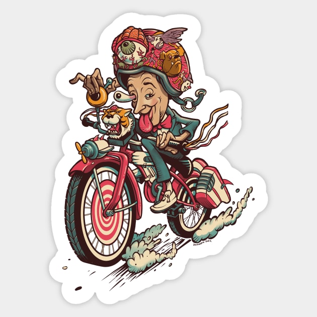 Big Adventure Fink Sticker by DonovanAlex